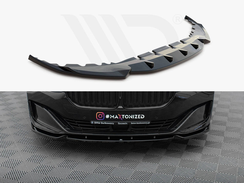 MAXTON DESIGN Front Splitter V.1 BMW 7 G11 / G12 Facelift