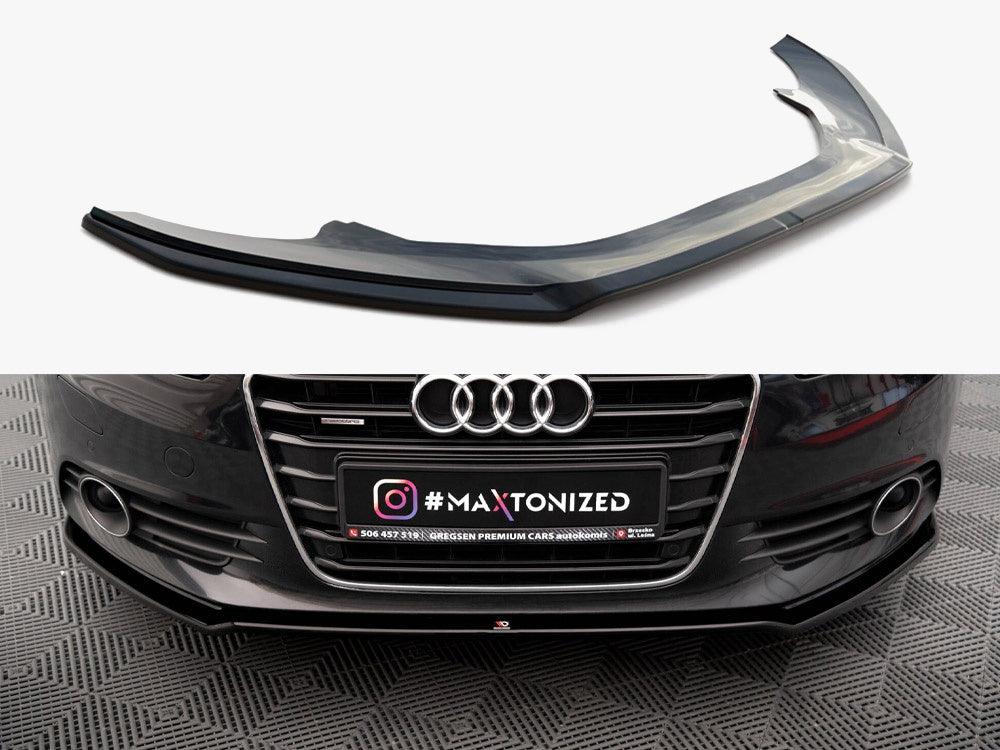 Maxton Design Front Splitter V.1 Audi A6 C7 - AU-A6-C7-FD1G - Image 1