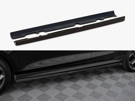 Maxton Design Side Skirts Diffusers V.2 Ford Fiesta Mk8 ST / ST-Line - FO-FI-8-ST-SD1G - Image 1