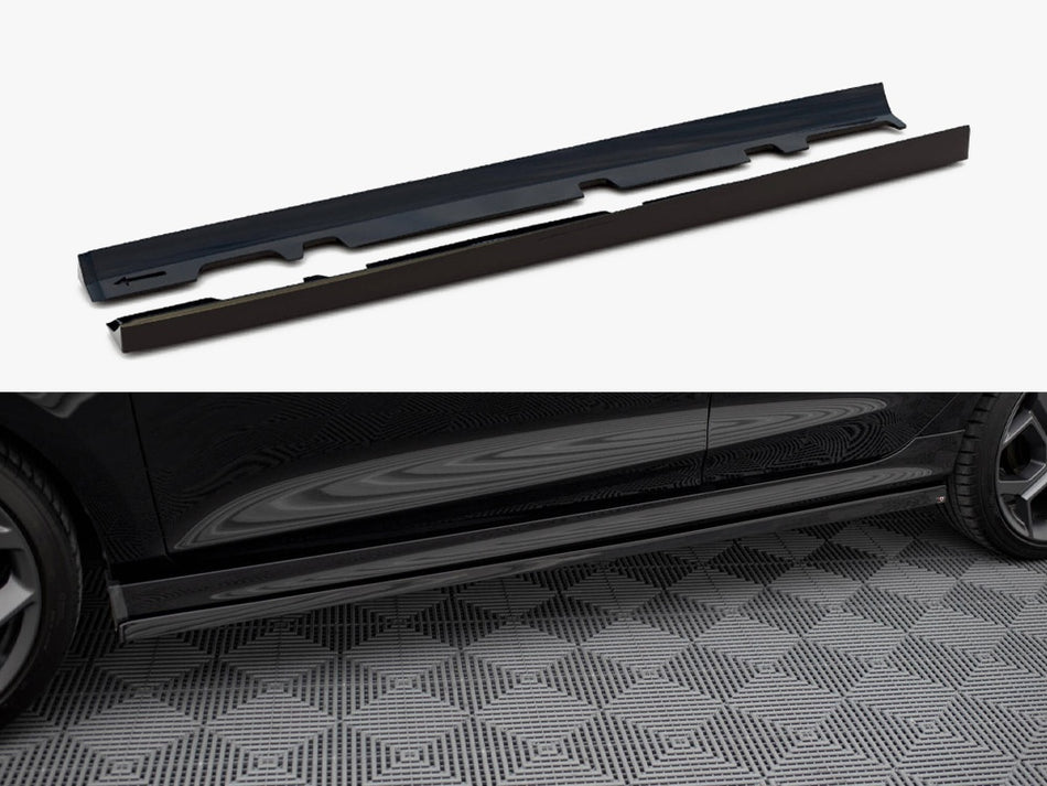 Maxton Design Side Skirts Diffusers V.2 Ford Fiesta Mk8 ST / ST-Line - FO-FI-8-ST-SD1G - Image 1