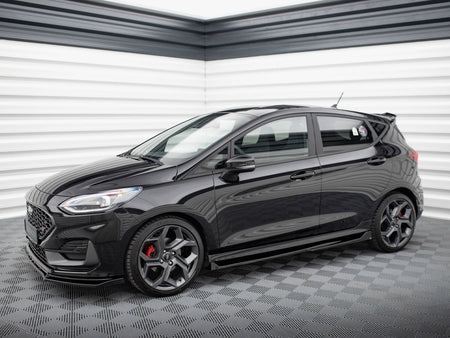Maxton Design Side Skirts Diffusers V.4 Ford Fiesta Mk8 ST / ST-Line - FO-FI-8-ST-SD3G - Image 2