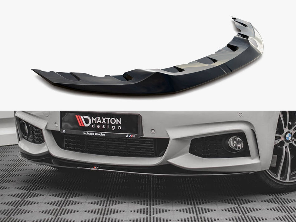 Maxton Design Front Splitter V.2 BMW 4 Coupe / Gran Coupe / Cabrio M-Pack F32 / F36 / F33