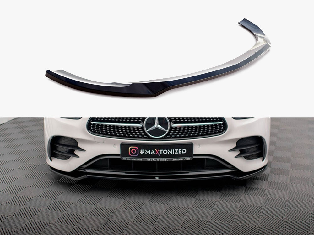Maxton Design Front Splitter V.1 Mercedes-Benz E W213 Coupe (C238) / Cabriolet (A238) AMG-Line / 53 AMG - ME-E-213F-AMGLINE-C-FD1G - Image 1