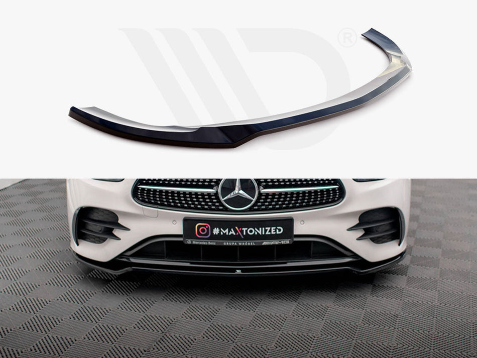 MAXTON DESIGN Front Splitter V.1 Mercedes-Benz E W213 Coupe (C238) / Cabriolet (A238) AMG-Line / 53 AMG