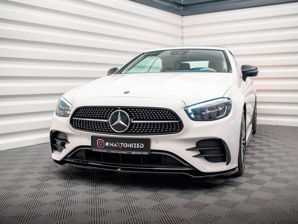 Maxton Design Front Splitter V.1 Mercedes-Benz E W213 Coupe (C238) / Cabriolet (A238) AMG-Line / 53 AMG - ME-E-213F-AMGLINE-C-FD1G - Image 2