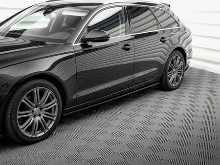 Maxton Design Side Skirts Diffusers V.2 Audi A6 C7 - AU-A6-C7-SD2G - Image 3