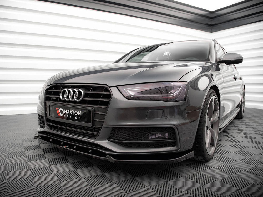 Maxton Design Front Splitter V.3 Audi A4 S-Line / S4 B8 Facelift - AU-A4-B8F-SLINE-FD1G - Image 2