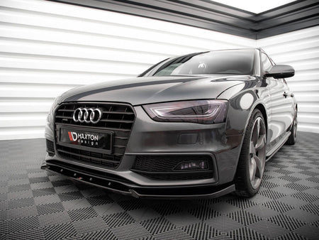 Maxton Design Front Splitter V.3 Audi A4 S-Line / S4 B8 Facelift - AU-A4-B8F-SLINE-FD1G - Image 2