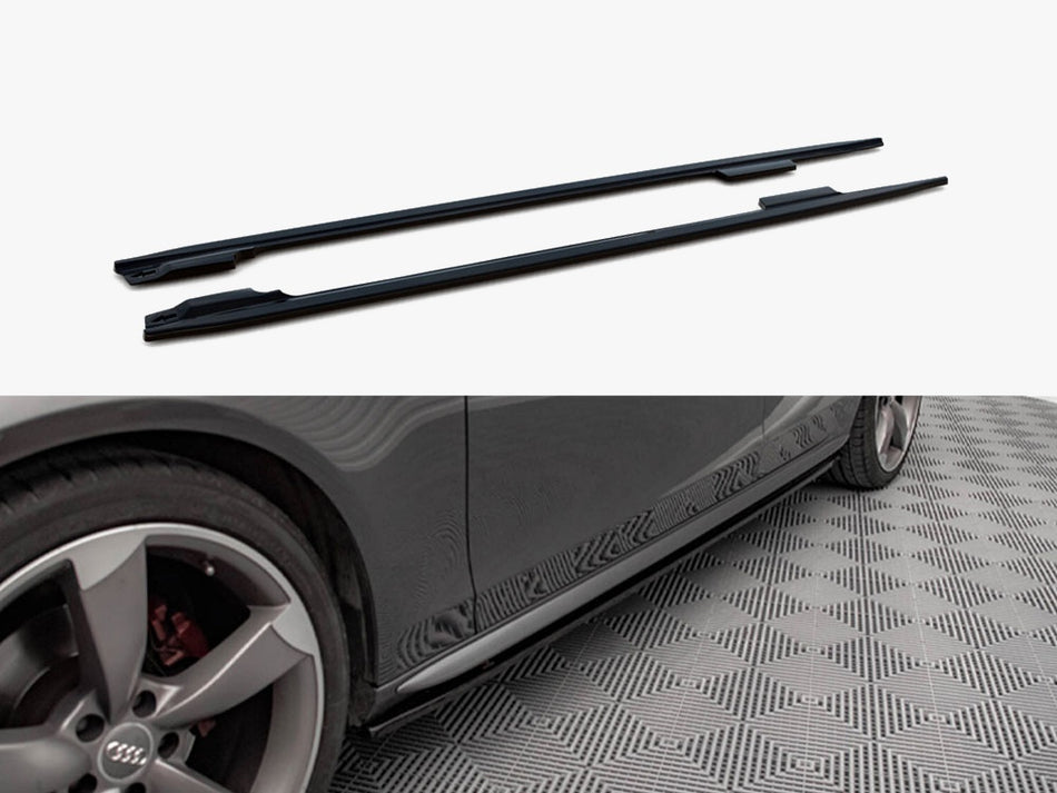 Maxton Design Side Skirts Diffusers V.2 Audi A4 / A4 S-Line / S4 B8 - AU-A4-B8F-SLINE-SD1G - Image 1
