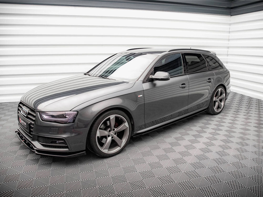 Side Skirts Diffusers V.2 Audi A4 / A4 S-Line / S4 B8