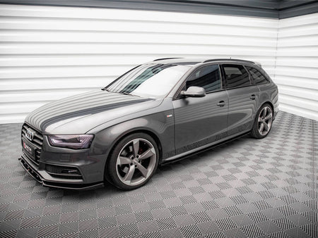 Side Skirts Diffusers V.2 Audi A4 / A4 S-Line / S4 B8