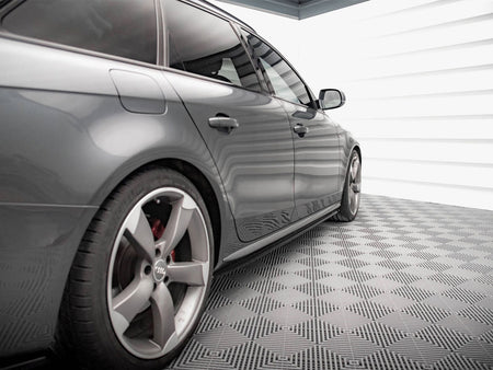 Side Skirts Diffusers V.2 Audi A4 / A4 S-Line / S4 B8