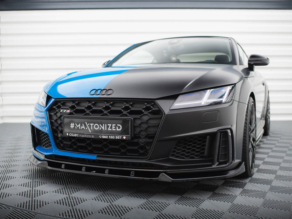 Maxton Design Front Splitter V.1 Audi TT S / TT S-Line 8S Facelift - AU-TT-3F-S-FD1G - Image 2