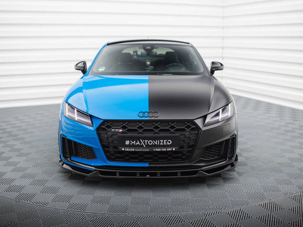 Maxton Design Front Splitter V.1 Audi TT S / TT S-Line 8S Facelift - AU-TT-3F-S-FD1G - Image 3