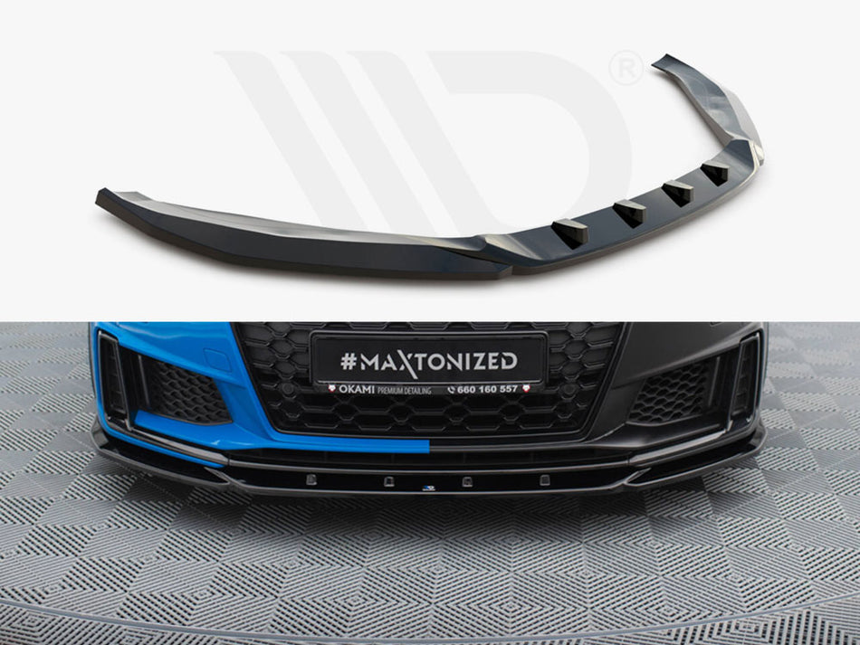 MAXTON DESIGN Front Splitter V.2 Audi TT S / TT S-Line 8S Facelift