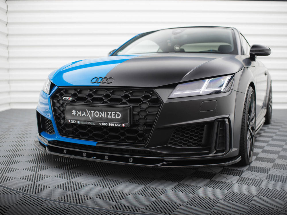 Maxton Design Front Splitter V.2 Audi TT S / TT S-Line 8S Facelift - AU-TT-3F-S-FD2G - Image 2