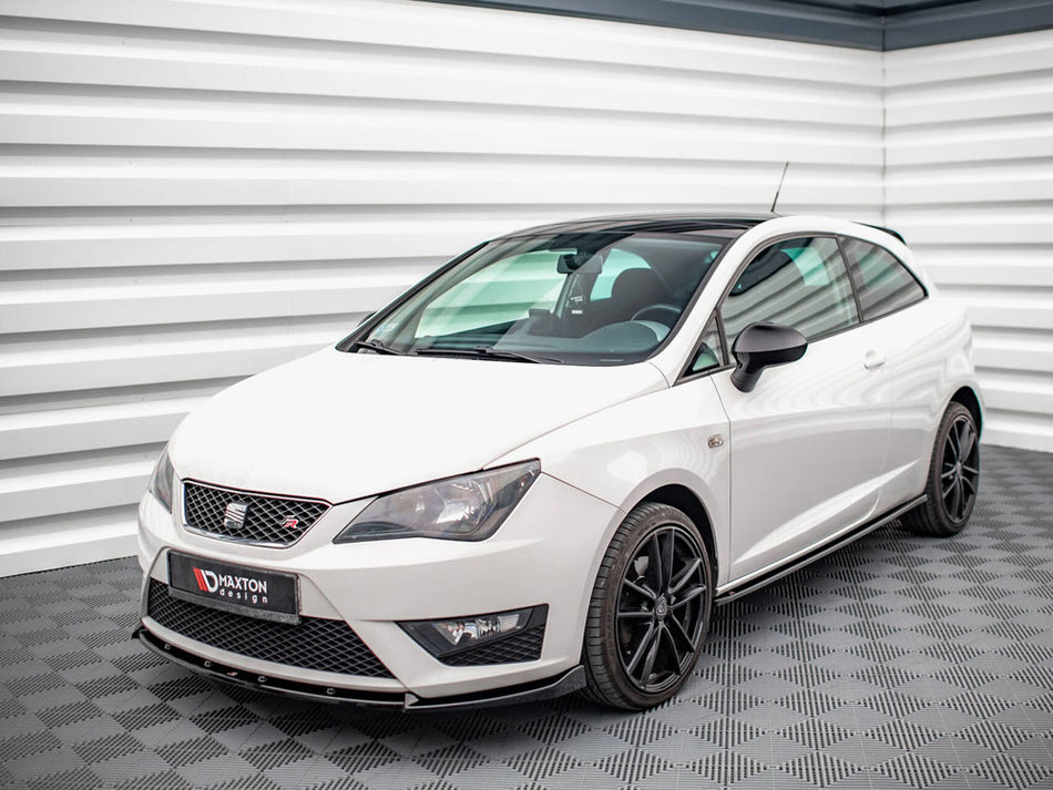 Maxton Design Front Splitter V.2 Seat Ibiza FR SC Mk4 Facelift - SE-IB-4F-FR-SC-FD2G - Image 2