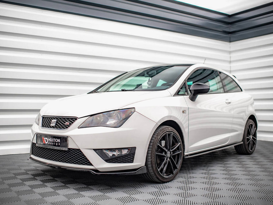 Maxton Design Front Splitter V.1 Seat Ibiza FR SC Mk4 Facelift - SE-IB-4F-FR-SC-FD1G - Image 2