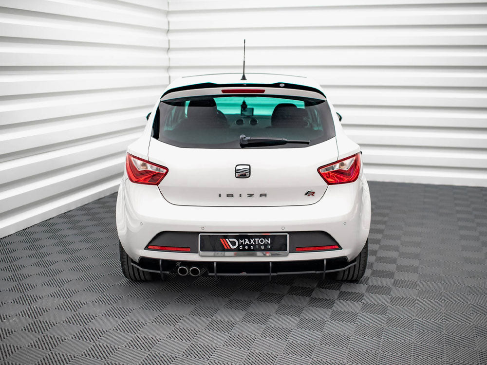 Street PRO Rear Diffuser Seat Ibiza FR SC Mk4 Facelift - Black-Red