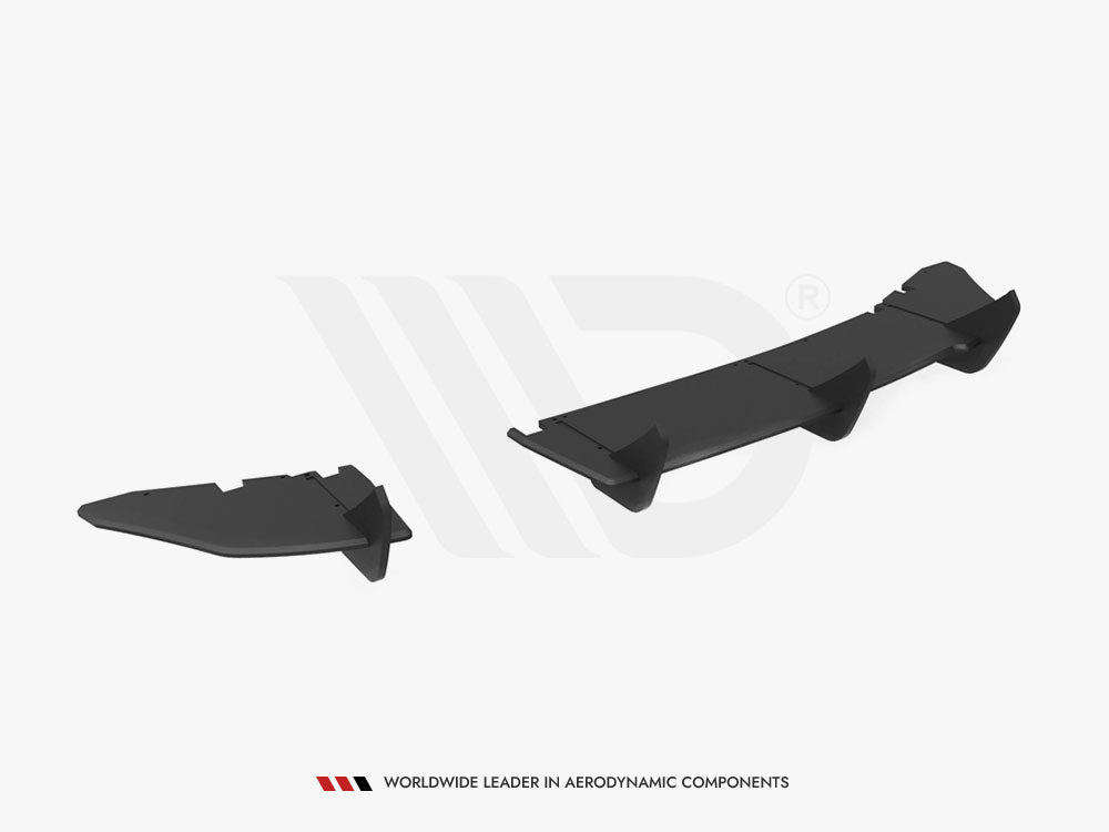 Street PRO Rear Diffuser Seat Ibiza FR SC Mk4 Facelift - Black-Red