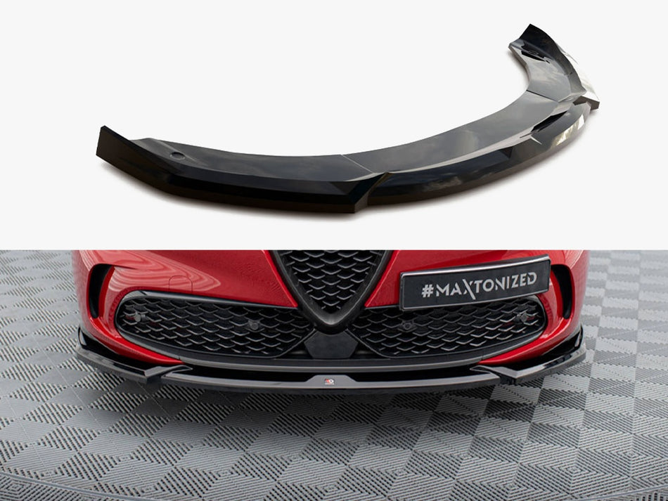 Maxton Design Front Splitter V.1 Alfa Romeo Tonale Mk1 - AL-TO-1-FD1G - Image 1