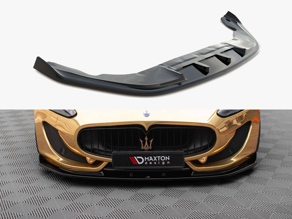 Maxton Design Front Splitter V.1 Maserati Granturismo Mk1 Facelift - MS-GT-1F-FD1G - Image 1
