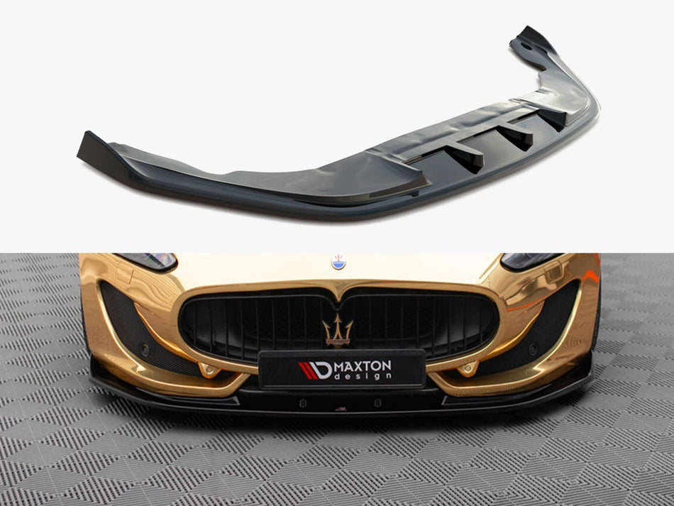 Maxton Design Front Splitter V.1 Maserati Granturismo Mk1 Facelift - MS-GT-1F-FD1G - Image 1