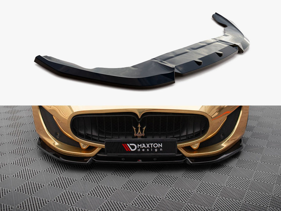 Maxton Design Front Splitter V.2 Maserati Granturismo Mk1 Facelift - MS-GT-1F-FD2G - Image 1