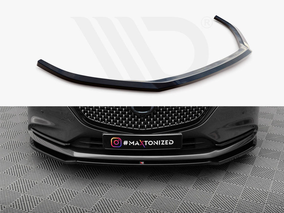 MAXTON DESIGN Front Splitter V.1 Mazda 6 Mk3 Facelift