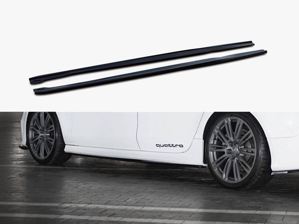 Maxton Design Side Skirts Diffusers V.2 Audi RS7 C7 - AU-RS7-1F-SD2G - Image 1