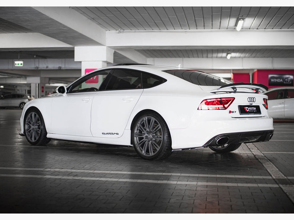 Maxton Design Side Skirts Diffusers V.2 Audi RS7 C7 - AU-RS7-1F-SD2G - Image 2