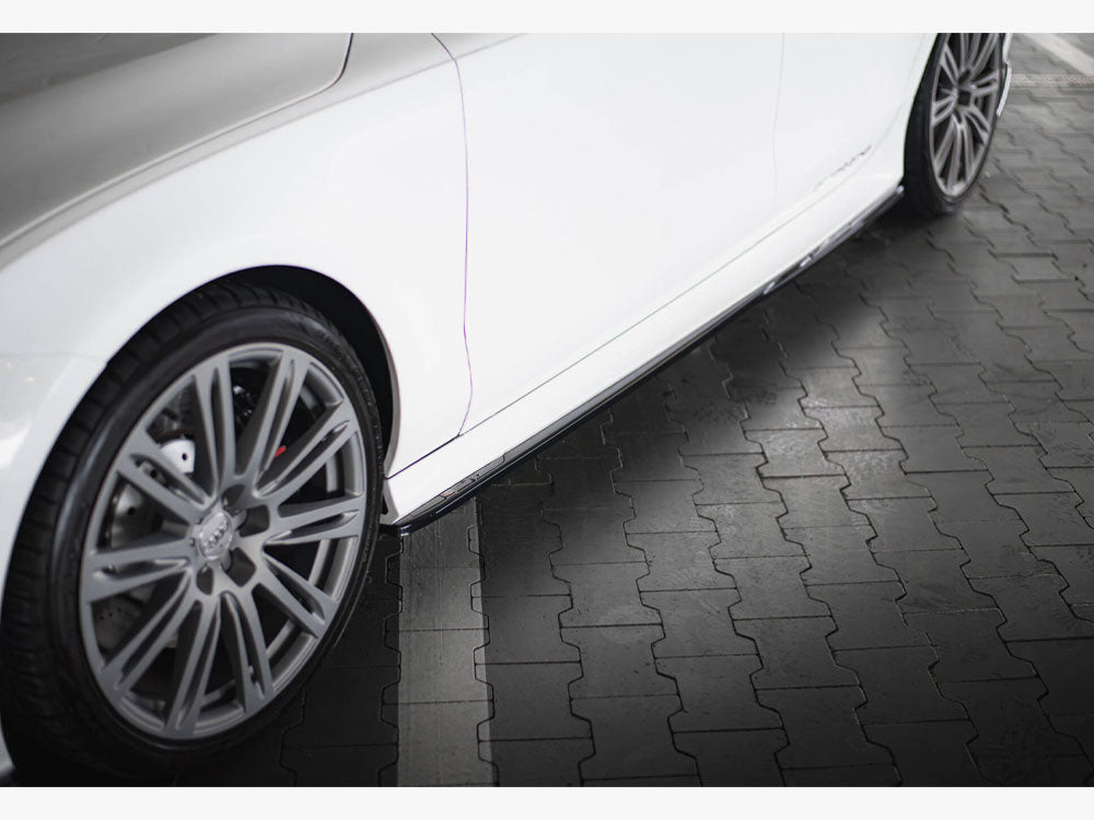 Maxton Design Side Skirts Diffusers V.2 Audi RS7 C7 - AU-RS7-1F-SD2G - Image 3