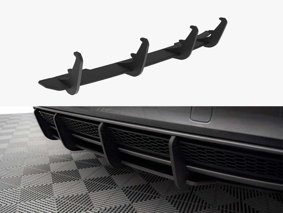 Maxton Design Street PRO Rear Diffuser Audi A4 S-Line B8 Facelift - AUA4B8FSLINECNC-RS1B - Image 1