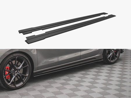 Street PRO Side Skirt Diffusers V.2 Hyundai I30 N / N-Line Hatchback / Fastback Mk3 / Mk3 Facelift