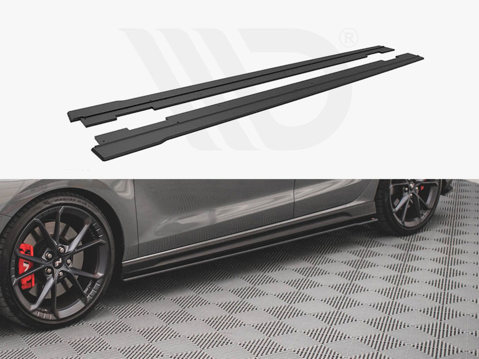 MAXTON DESIGN Street PRO Side Skirts Diffusers V.2 Hyundai I30 N Mk3 / Mk3 FL