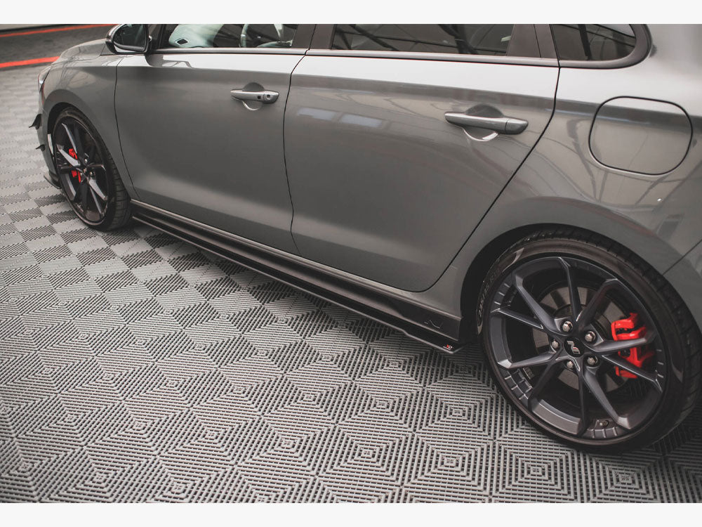 Street PRO Side Skirt Diffusers V.2 Hyundai I30 N / N-Line Hatchback / Fastback Mk3 / Mk3 Facelift