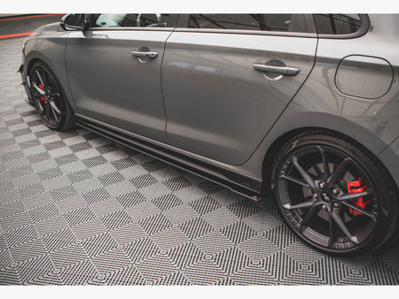 Street PRO Side Skirt Diffusers V.2 Hyundai I30 N / N-Line Hatchback / Fastback Mk3 / Mk3 Facelift