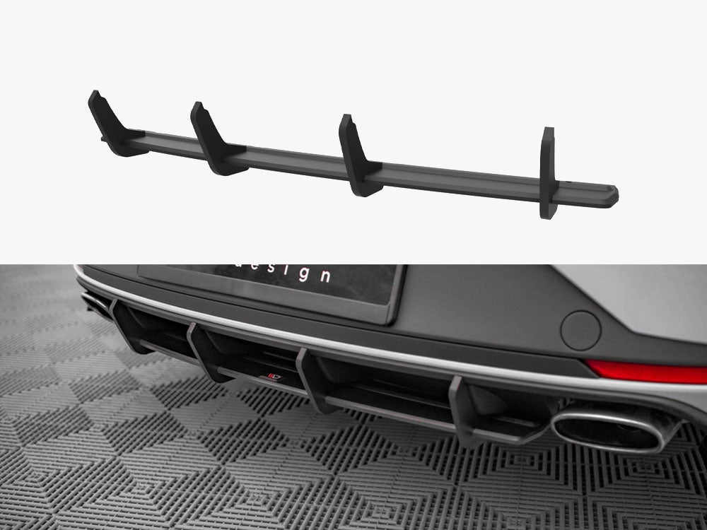 Maxton Design Street PRO Rear Diffuser Seat Leon Cupra Sportstourer Mk3 - SELE3CUSTCNC-RS1B - Image 1