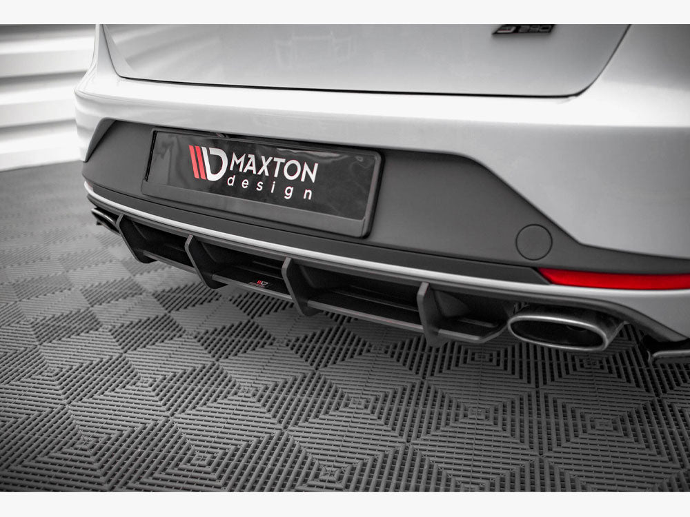 Maxton Design Street PRO Rear Diffuser Seat Leon Cupra Sportstourer Mk3 - SELE3CUSTCNC-RS1B - Image 3