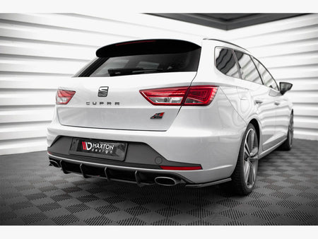 Maxton Design Rear Side Splitters V.1 Seat Leon Cupra Sportstourer Mk3 - SE-LE-3-CU-ST-RSD1G - Image 2