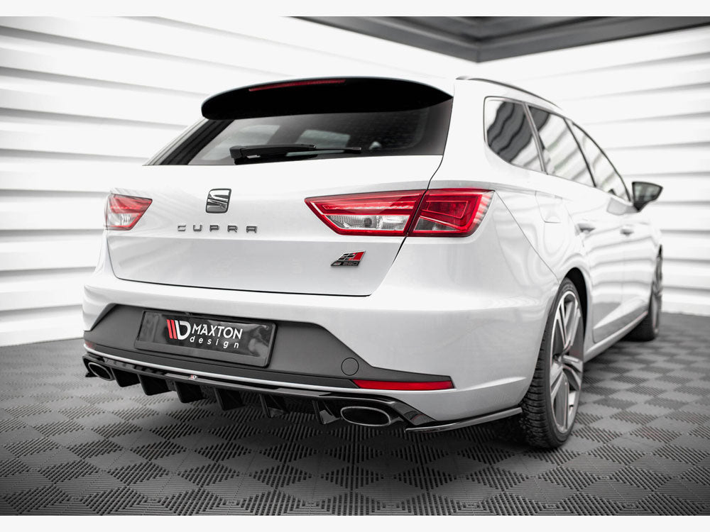 Maxton Design Rear Side Splitters V.2 Seat Leon Cupra Sportstourer Mk3 - SE-LE-3-CU-ST-RSD2G - Image 2