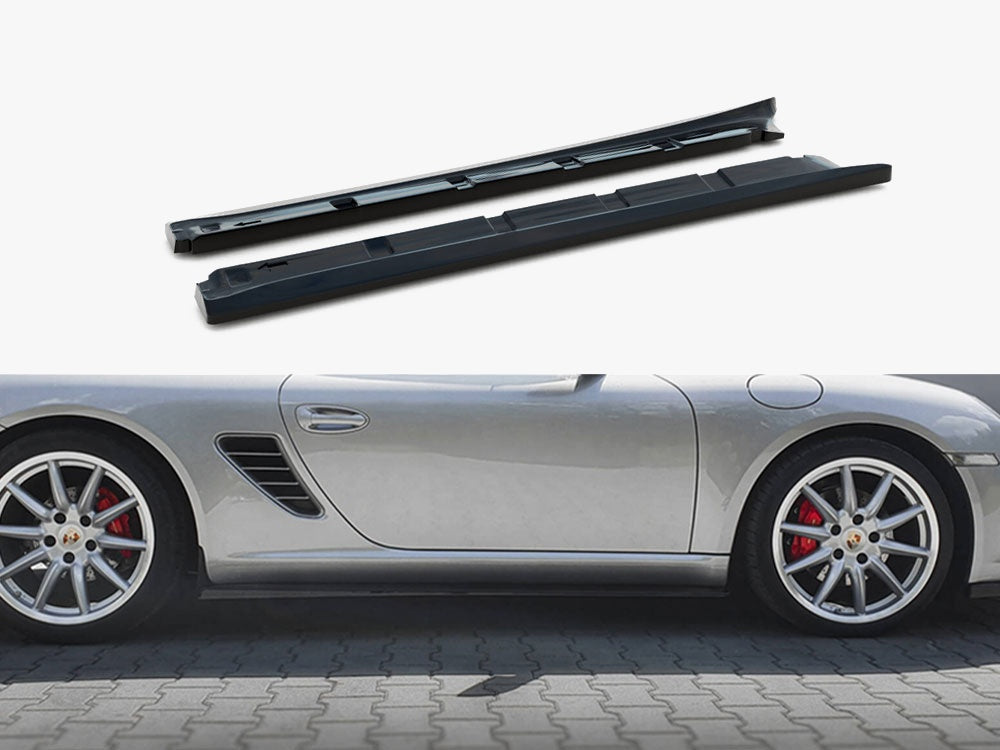 Maxton Design Side Skirts Diffusers Porsche Boxster 987 - PO-BO-S-987-SD1G - Image 1