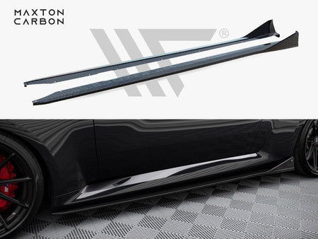 Maxton Design Carbon Fiber Side Skirts BMW M2 G87 - CF-BM-M2-G87-SD1-245-P - Image 1