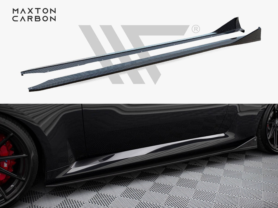 Maxton Design Carbon Fiber Side Skirts BMW M2 G87 - CF-BM-M2-G87-SD1-245-P - Image 1