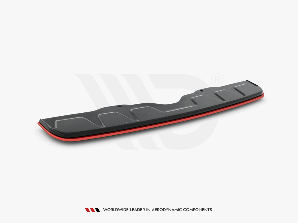 Maxton Design Central Rear Splitter V.2 Subaru WRX STI - SUIM4WRXSTI-RD1RRED+RD1G - Image 6