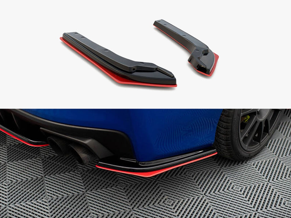 Maxton Design Rear Side Splitters V.2 Subaru WRX STI - SUIM4WRXSTI-RSD1RRED+RSD1G - Image 1