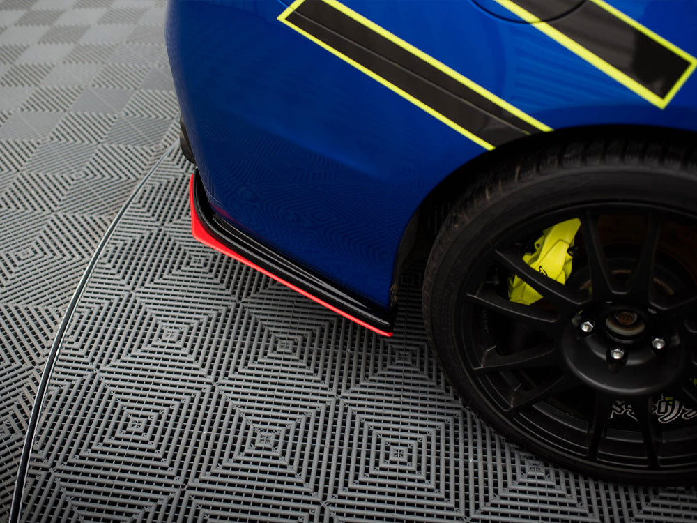 Maxton Design Rear Side Splitters V.2 Subaru WRX STI - SUIM4WRXSTI-RSD1RRED+RSD1G - Image 4