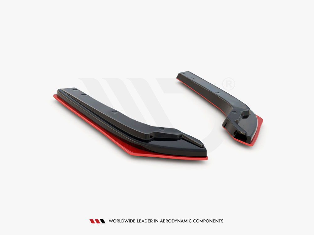 Maxton Design Rear Side Splitters V.2 Subaru WRX STI - SUIM4WRXSTI-RSD1RRED+RSD1G - Image 5