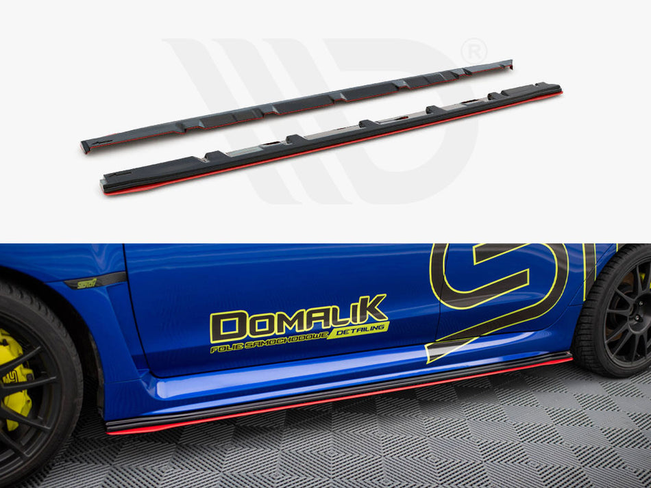 MAXTON DESIGN Side Skirts Diffusers V.2 Subaru WRX STI