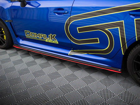 Maxton Design Side Skirts Diffusers V.2 Subaru WRX STI - SUIM4WRXSTI-SD2RRED+SD2G - Image 4